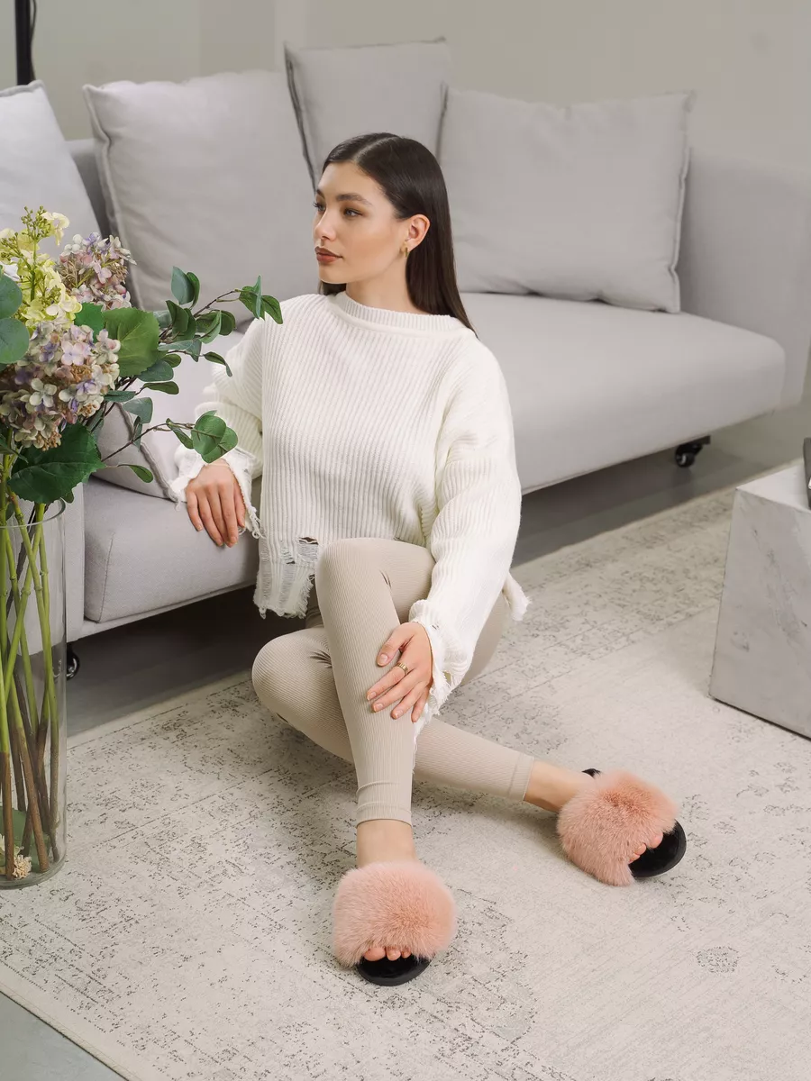 Тапочки UTA HOME 12мех/роз - фото 5