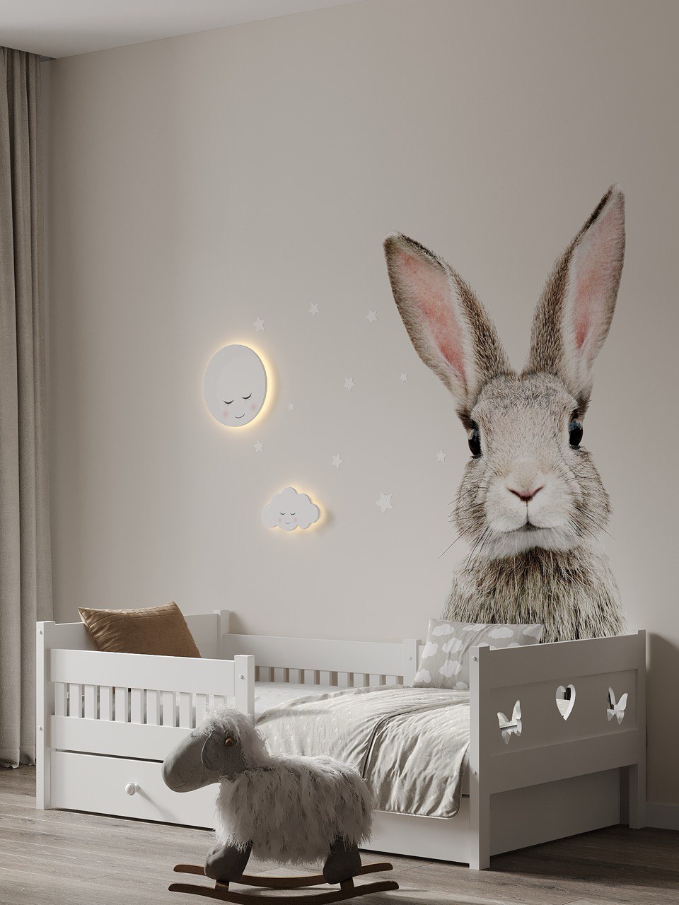 Кровать подростковая Moms charm (бежевый) - фото 1