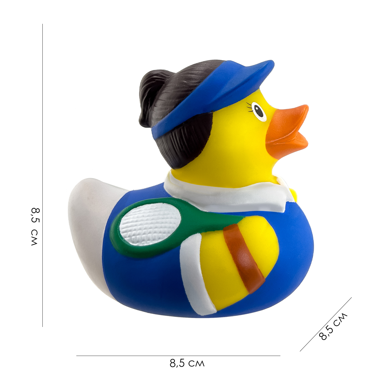 Игрушка Funny ducks Теннисистка уточка для ванны - фото 6