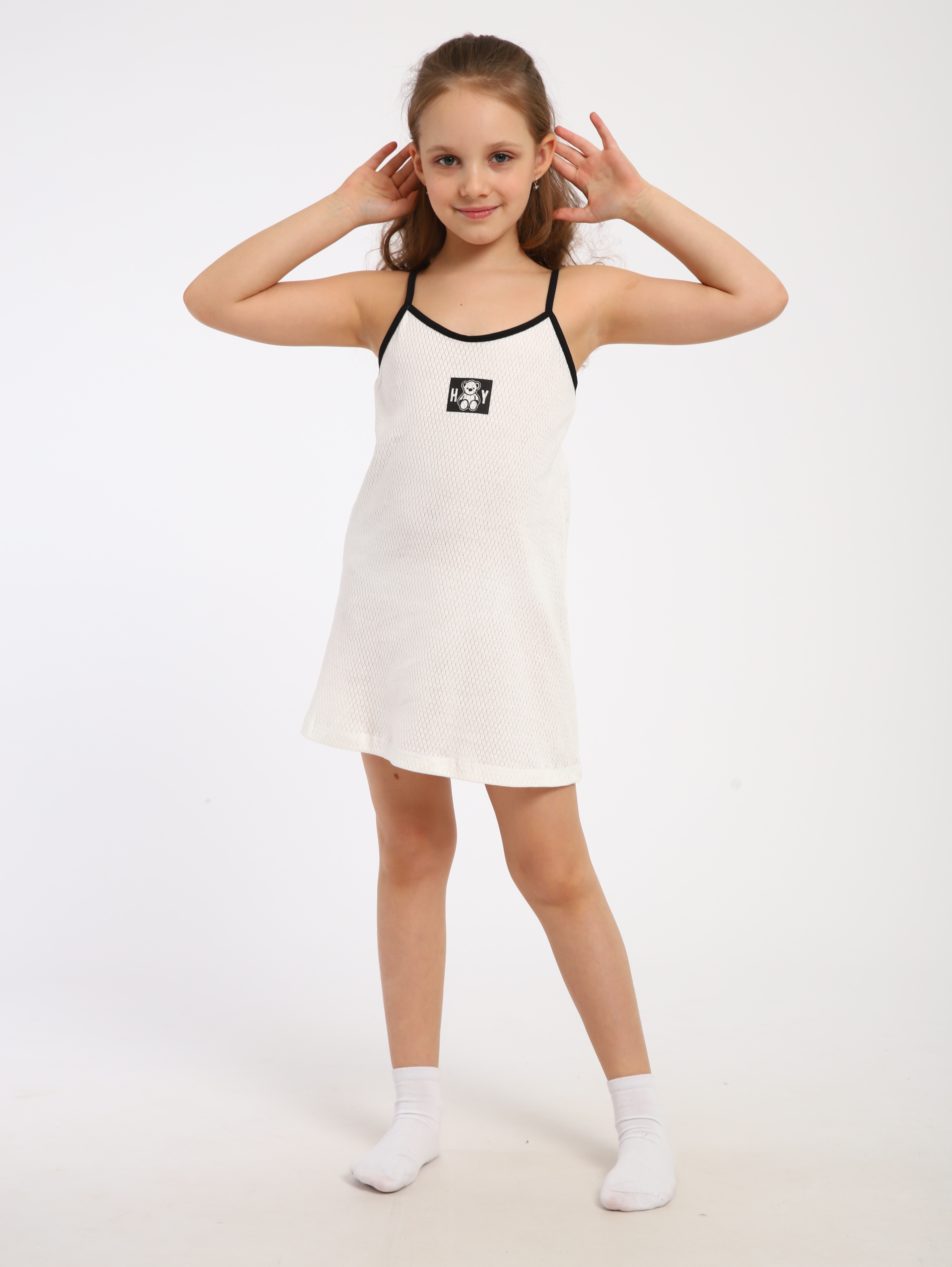 Сорочка ночная ЛАДОШКИ Сорочка Лили молочный - фото 1