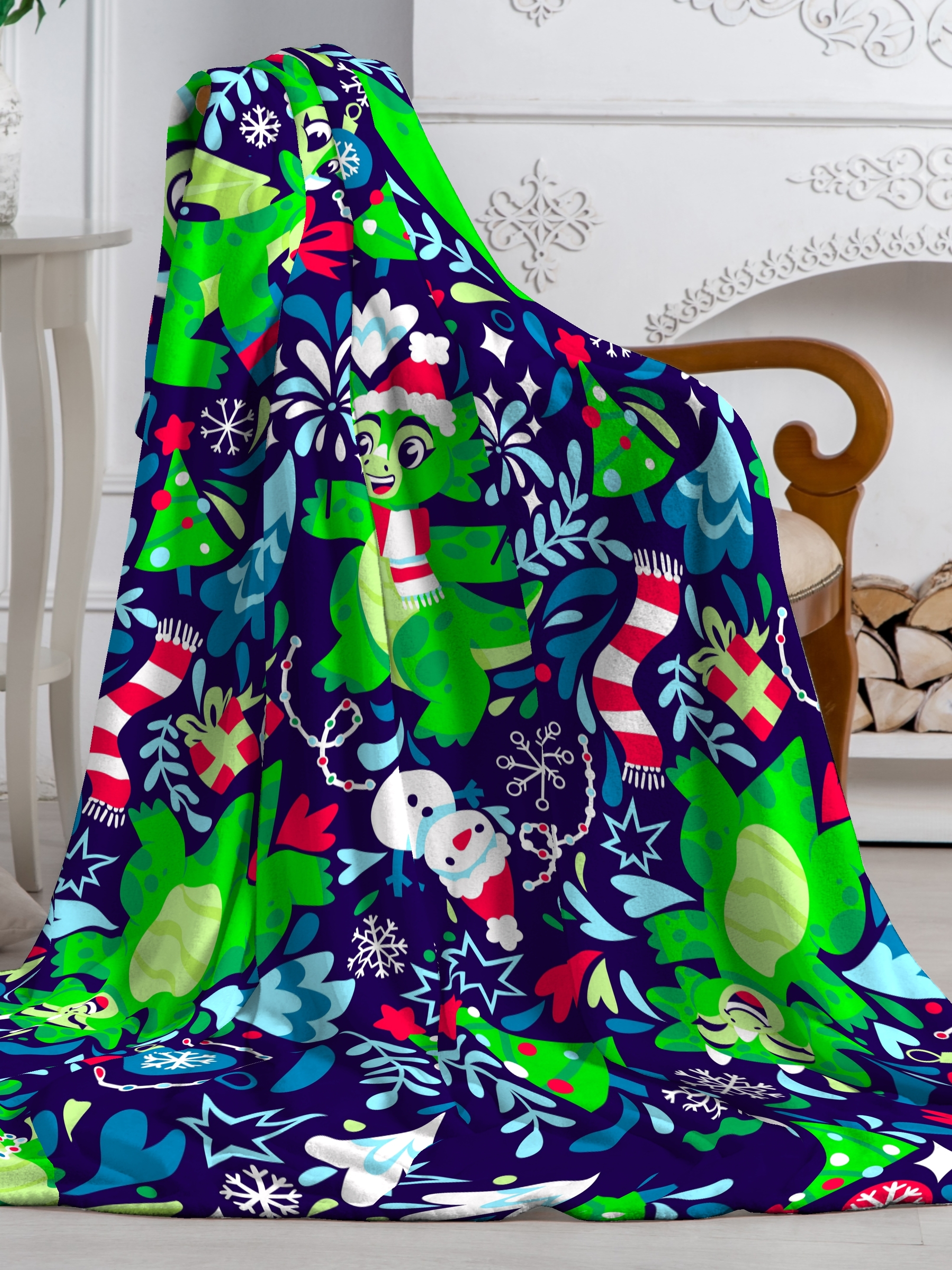 Плед PAVLine Аэро Софт Дракоши 150 x 200 см велсофт - фото 1