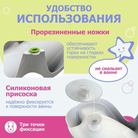 Горка для купания BeBest Dream белый