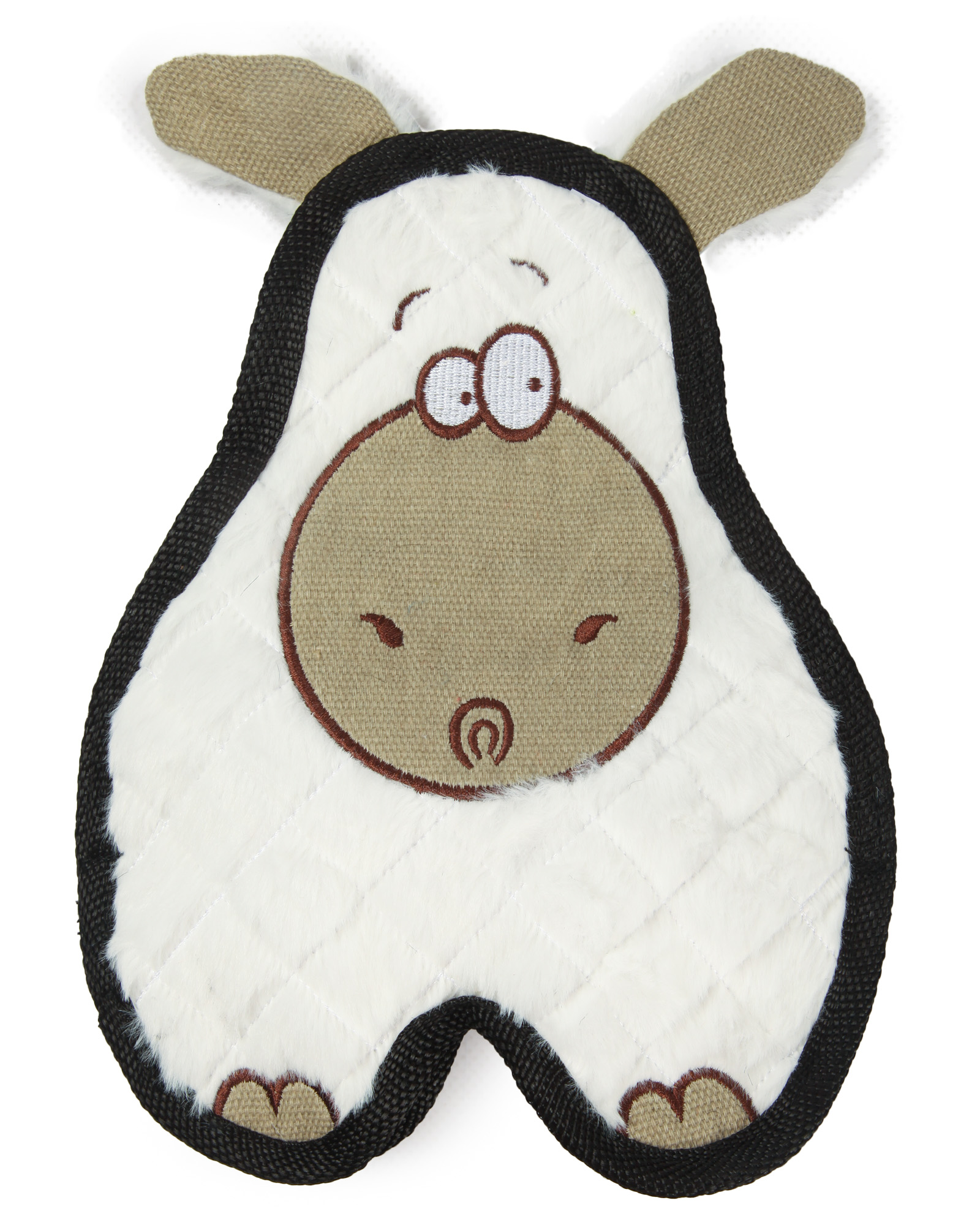 Игрушка для собак Barbaks Барашек Матвей особо прочный с пищалкой 25*22см - фото 1