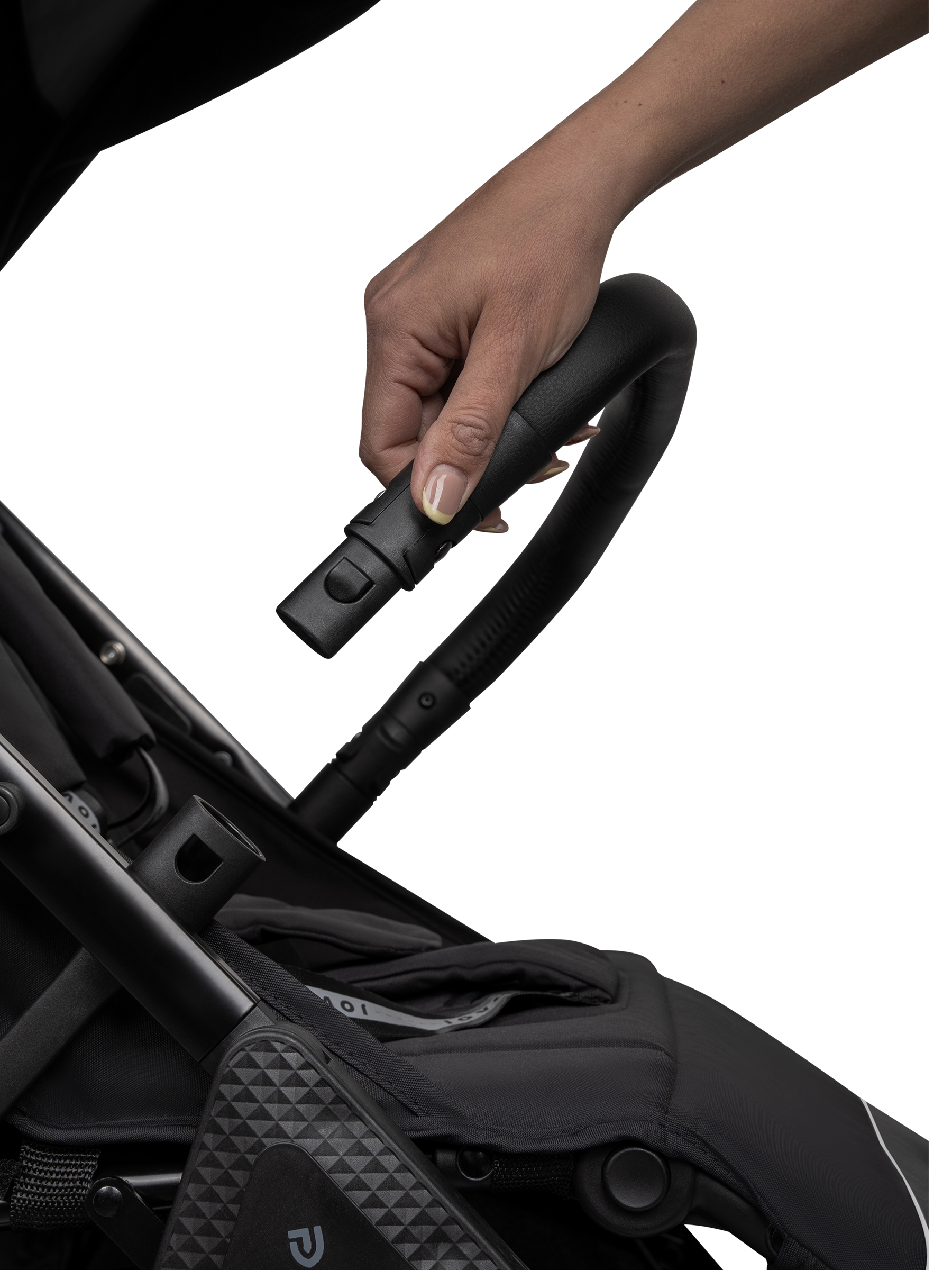 Коляска прогулочная JOVOLA Magma Plus черный - фото 27