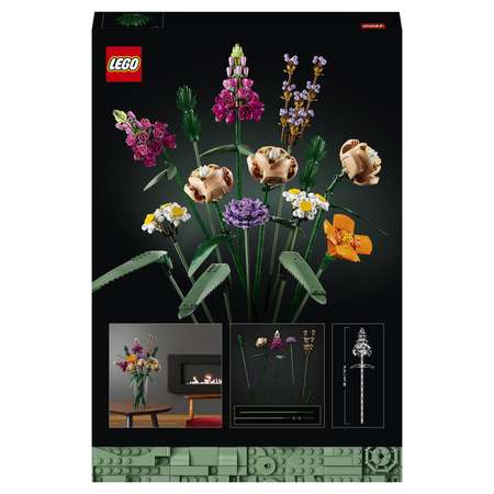 Конструктор LEGO Botanicals Букет цветов блочный