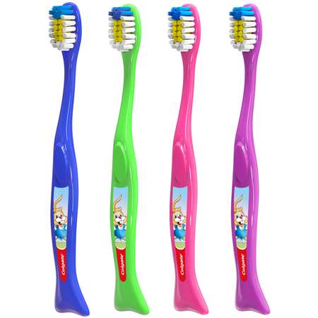 Зубная щетка Colgate Доктор Заяц супермягкая 2+1шт с 2лет в ассортименте