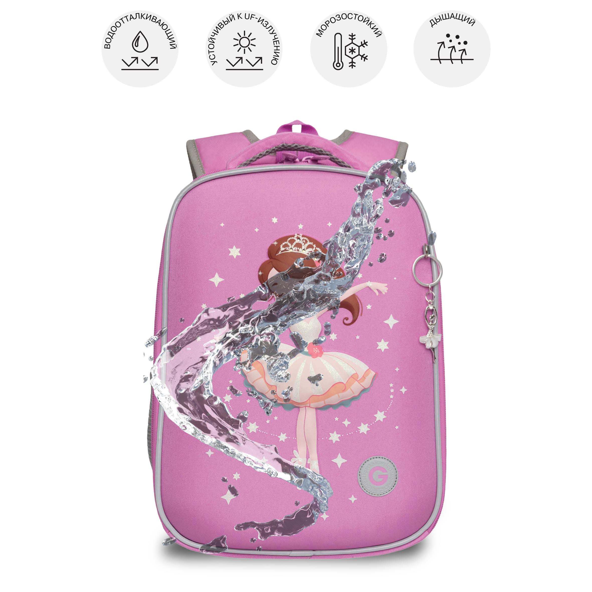 Ранец Grizzly для девочки - фото 11