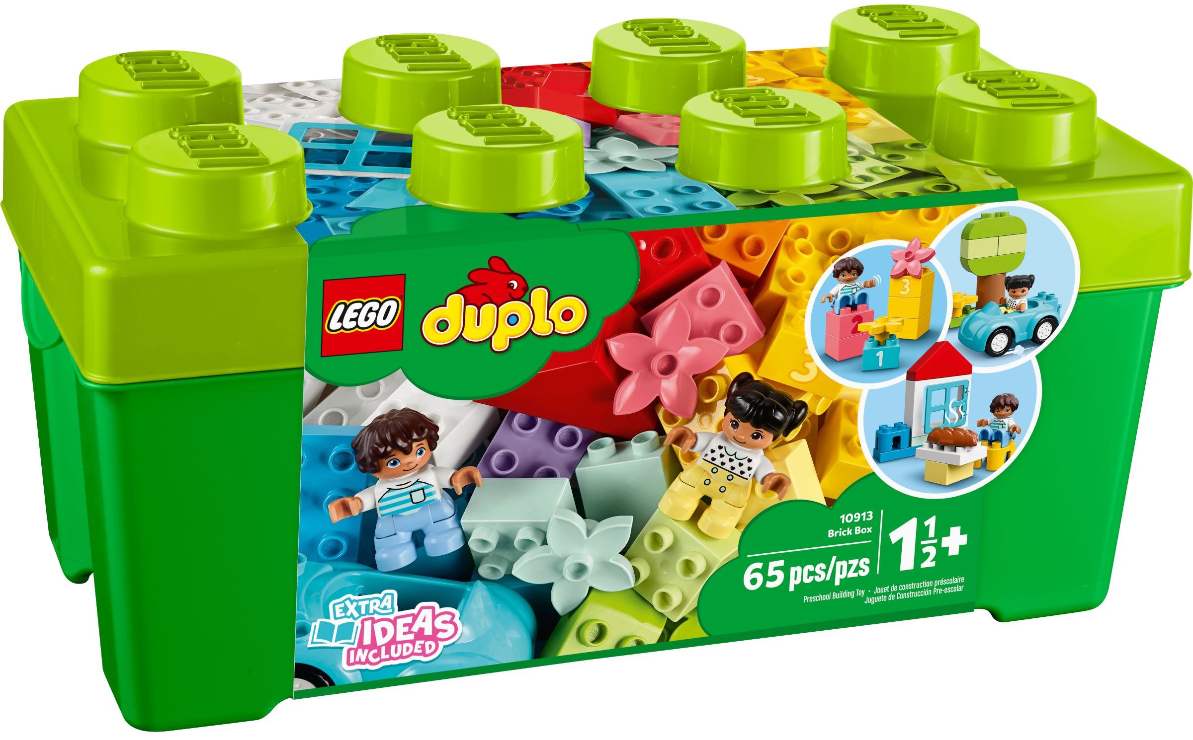 Изображение товара Конструктор LEGO DUPLO Коробка с кубиками 10913 112 деталей для малышей Изображение товара Конструктор LEGO DUPLO Коробка с кубиками 10913 112 деталей для малышей