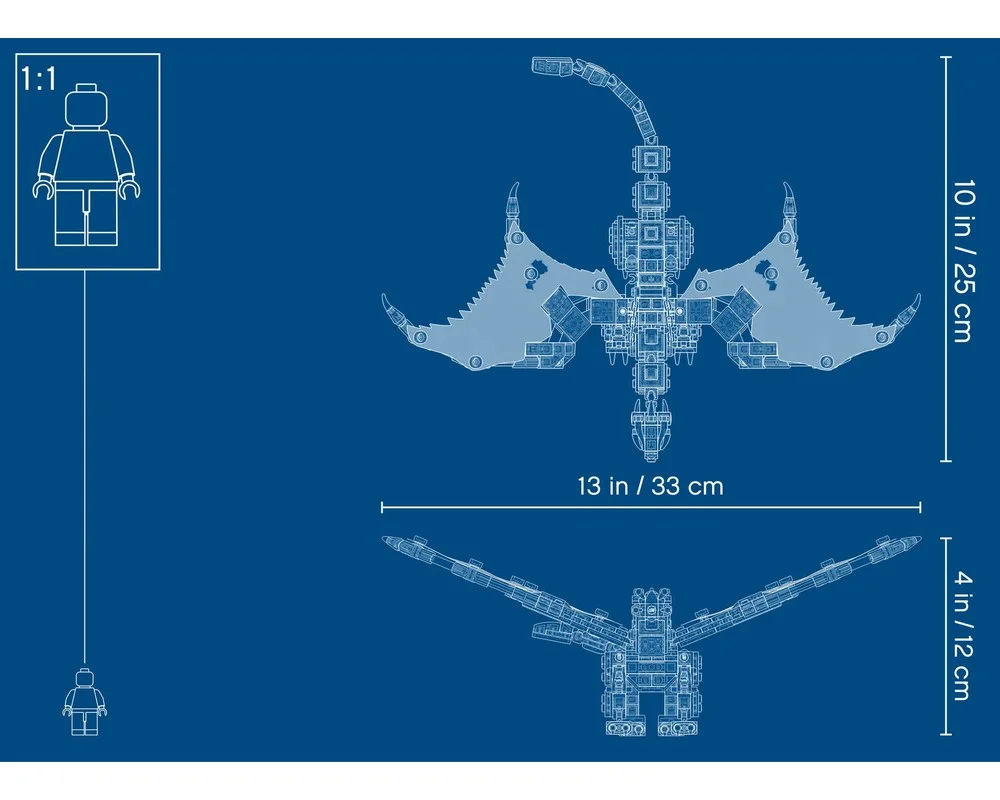 Изображение товара Конструктор LEGO NINJAGO 71718 Боевой дракон Мастера Ву для творчества и развития Изображение товара Конструктор LEGO NINJAGO 71718 Боевой дракон Мастера Ву для творчества и развития