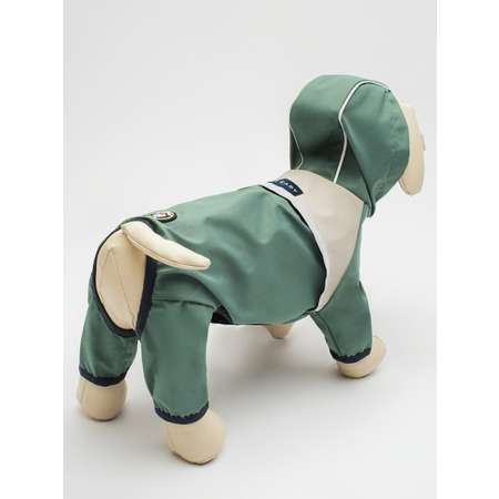 Дождевик для собак зеленый PIFPAF DOG