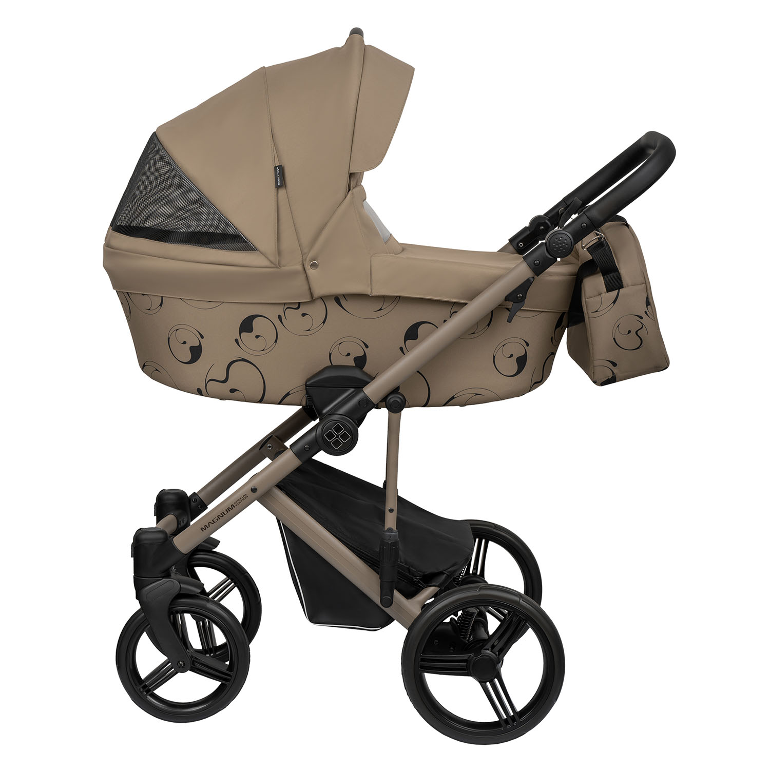 Коляска 2в1 Bebetto Magnum Light SE бежевый - фото 4