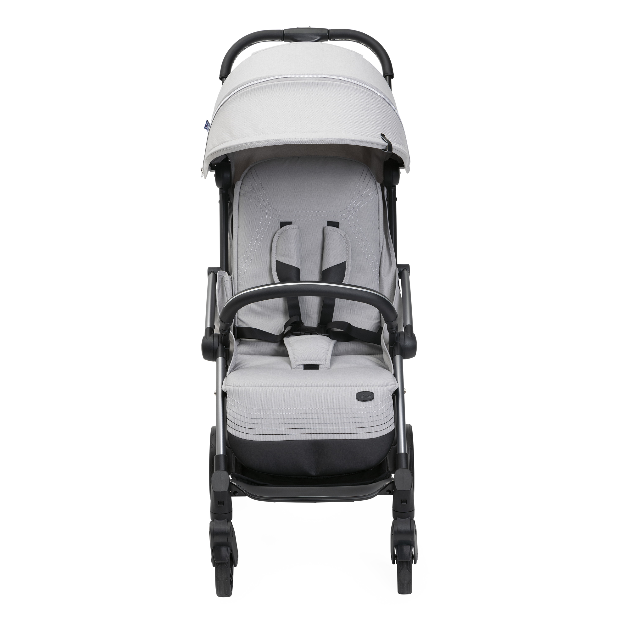 Коляска прогулочная Chicco Xplus Pearl grey серый - фото 6