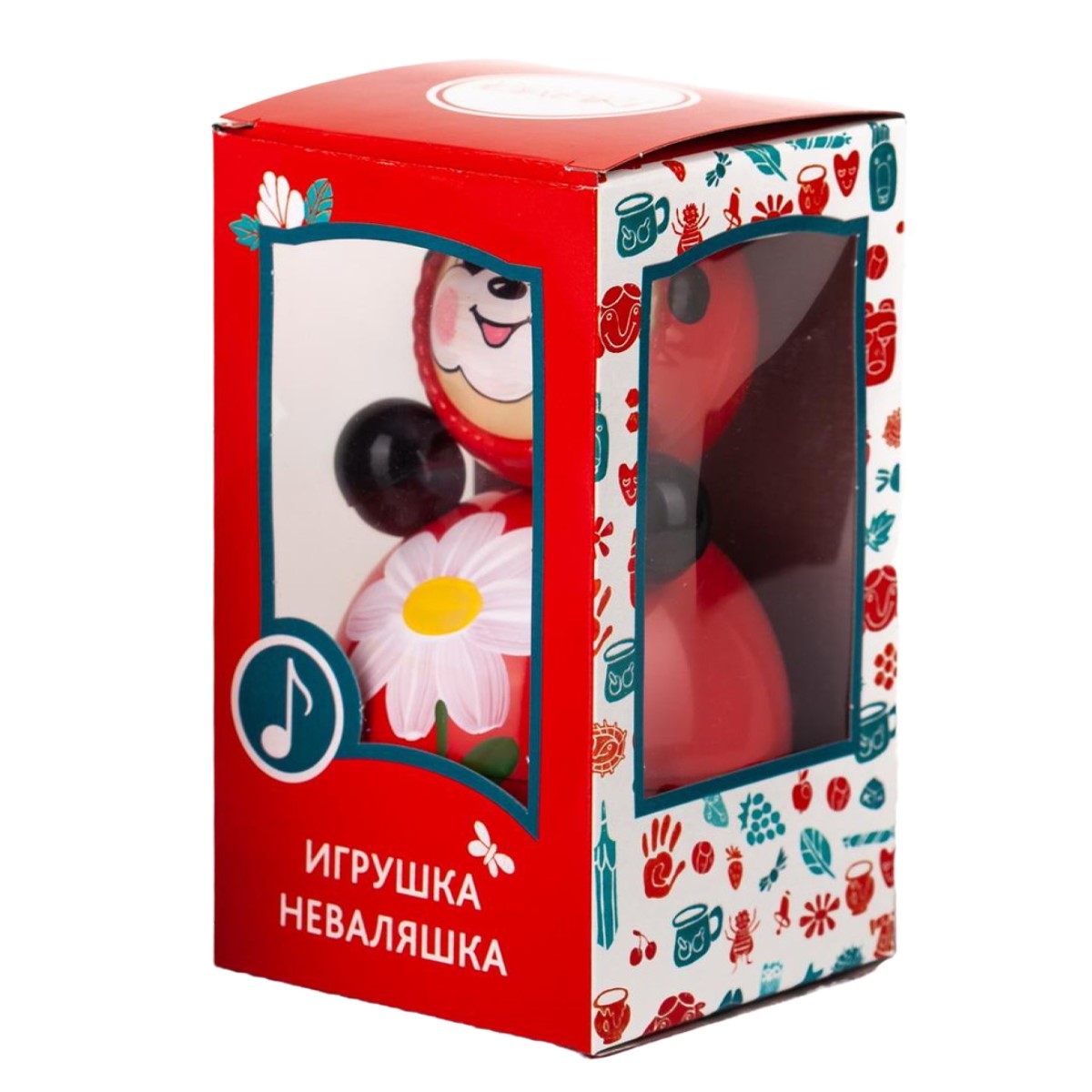 Игрушка Котовские неваляшки неваляшка Божья Коровка - фото 4
