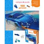 Пазл 1TOY Автомобиль ретро синий деревянный