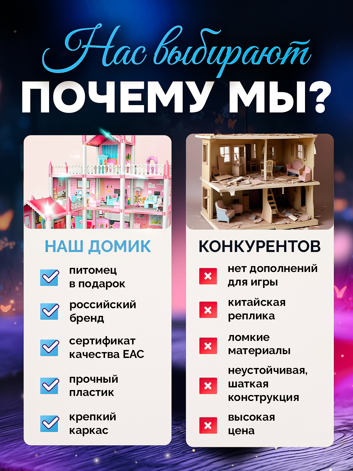 Домик для кукол SHARKTOYS с мебелью 11500017 - фото 9