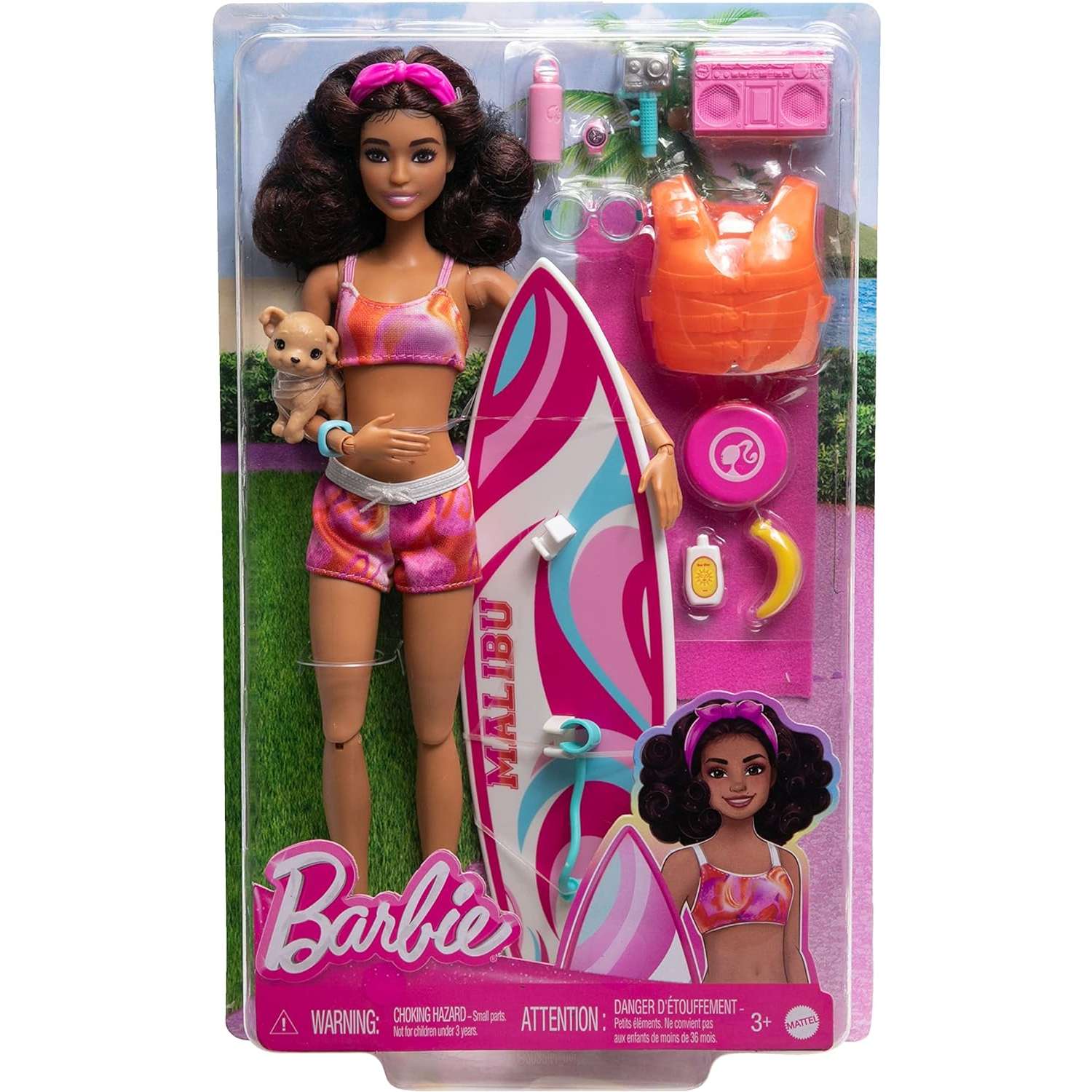 Кукла модельная Barbie Серфинг HPL69 - фото 6