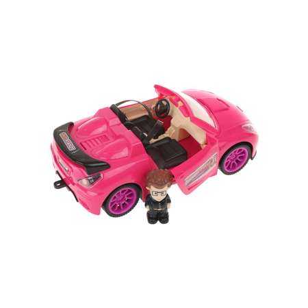 Игровой набор Наша Игрушка машинки розовый