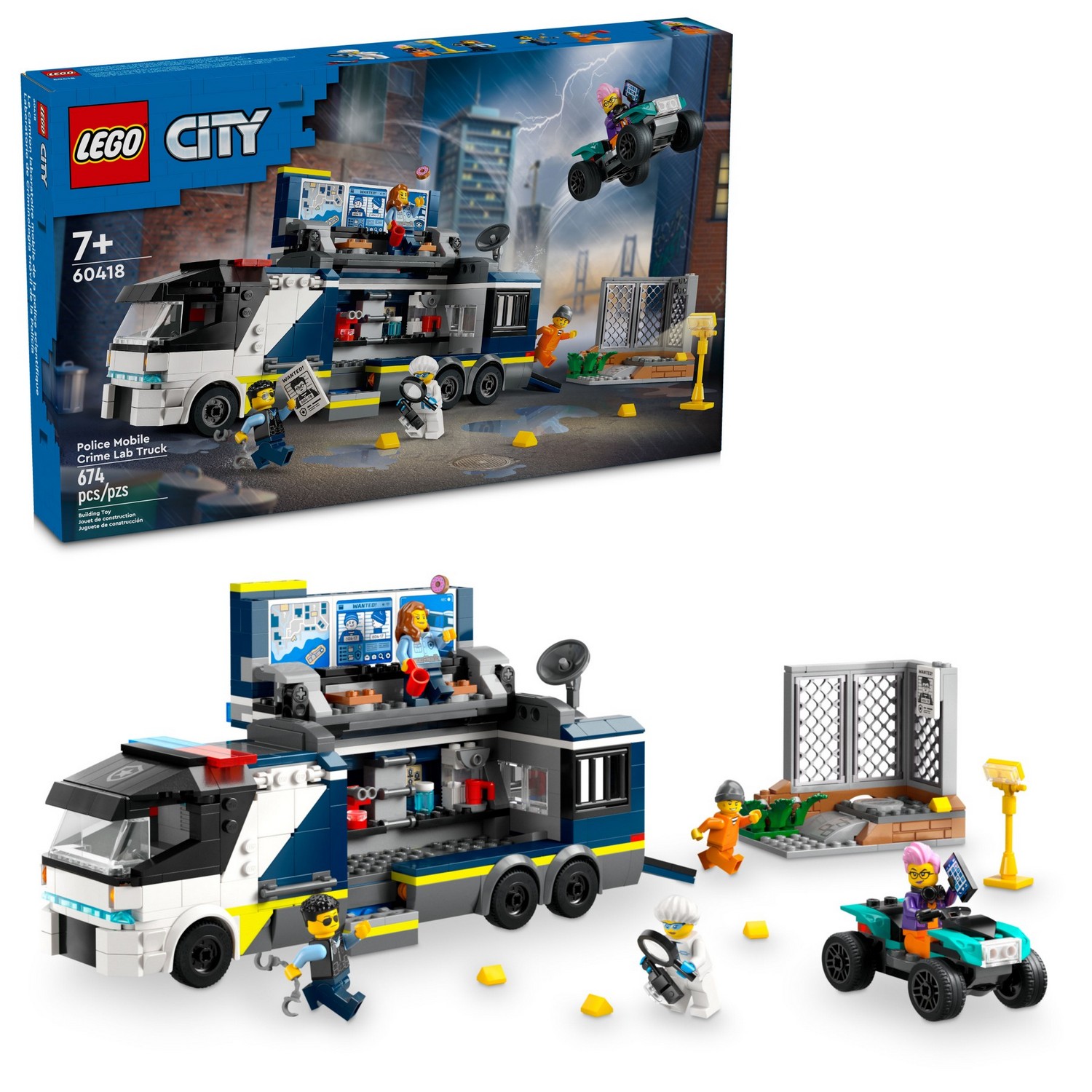 Конструктор LEGO City Police Mobile Crime Lab Truck - фото 1