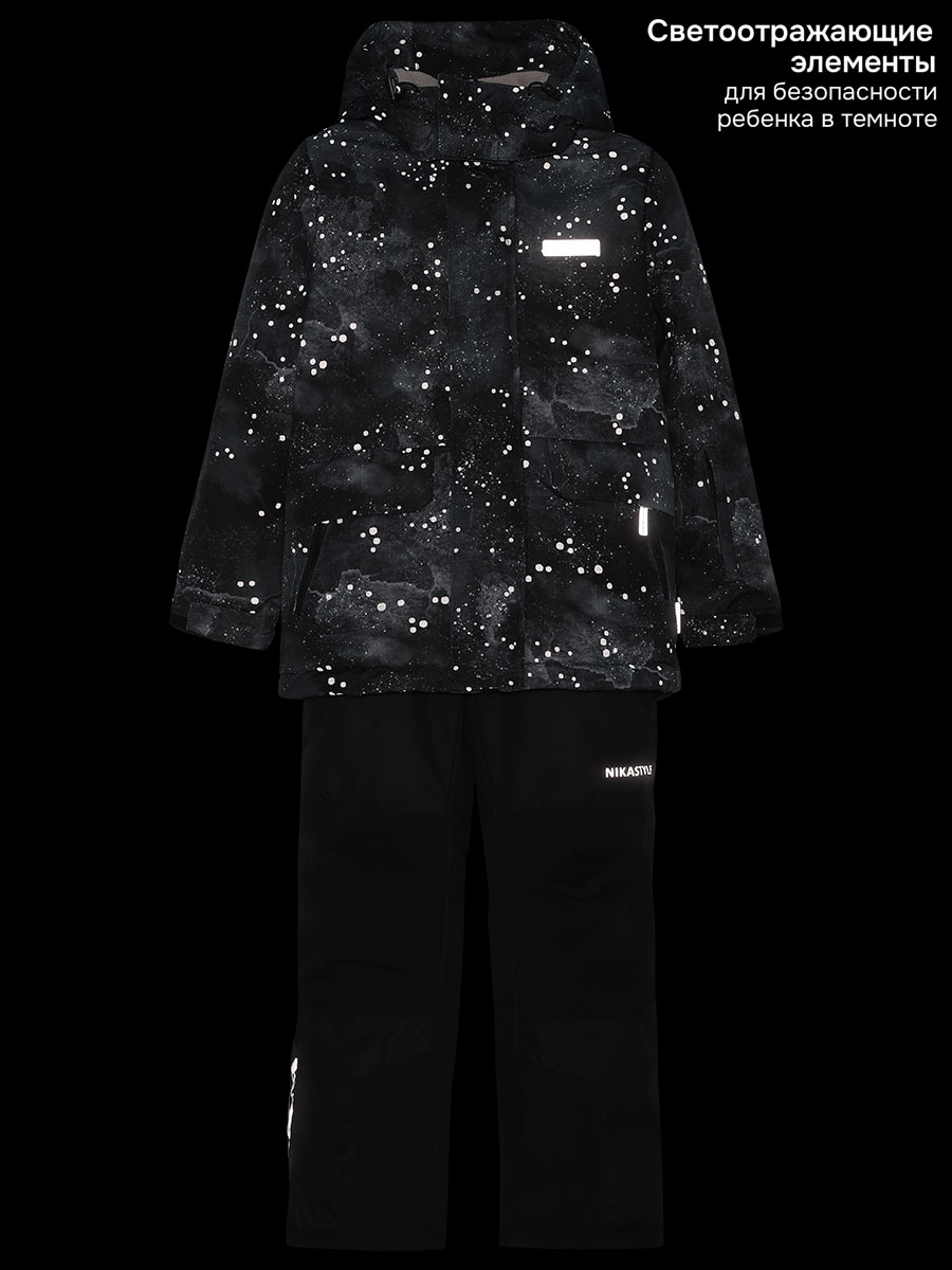 Куртка и полукомбинезон NIKASTYLE 7з3925 графит/черный - фото 18