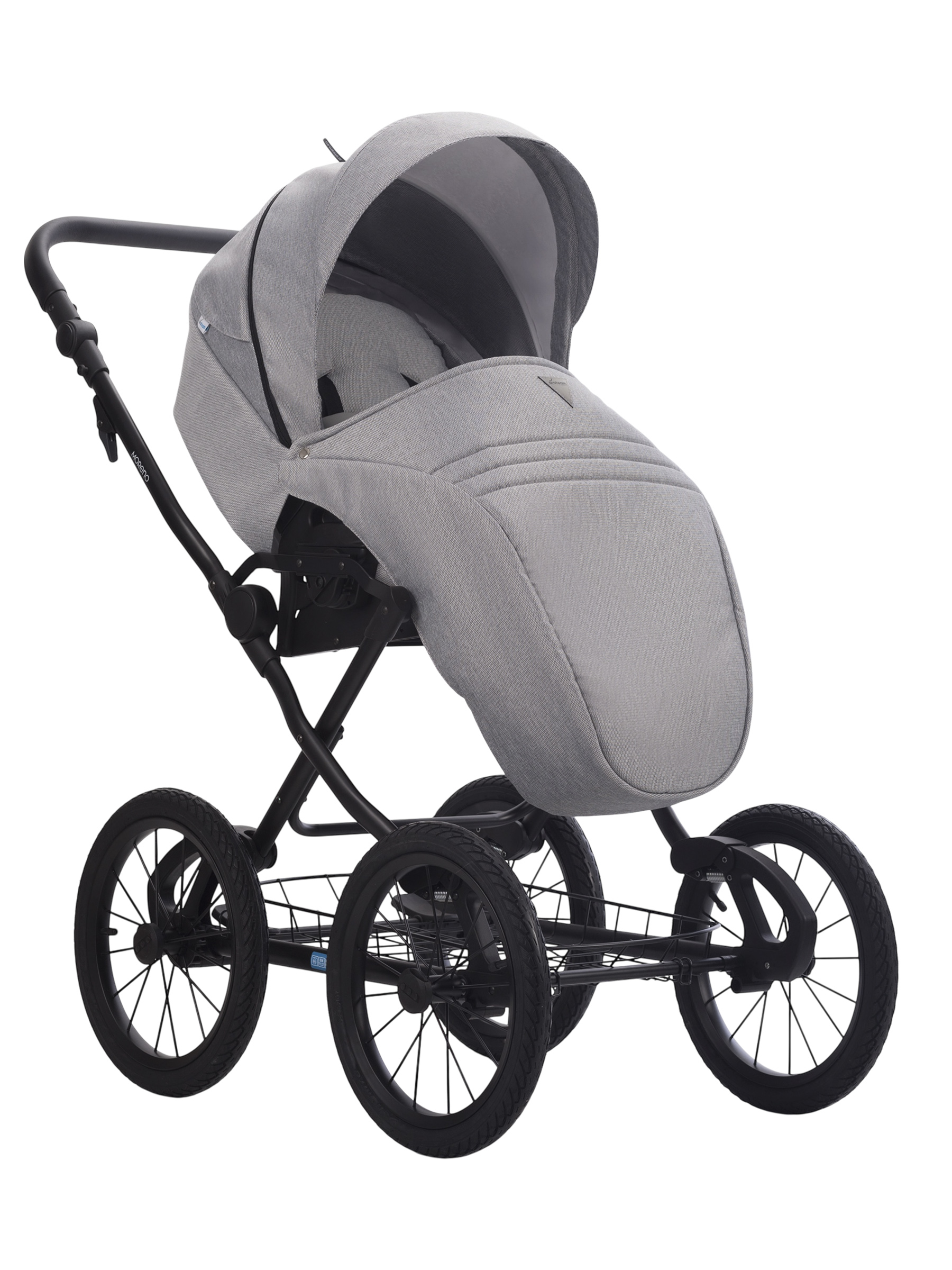 Коляска 2в1 Aroteam Moreno SL New 03 св.-серый - фото 4