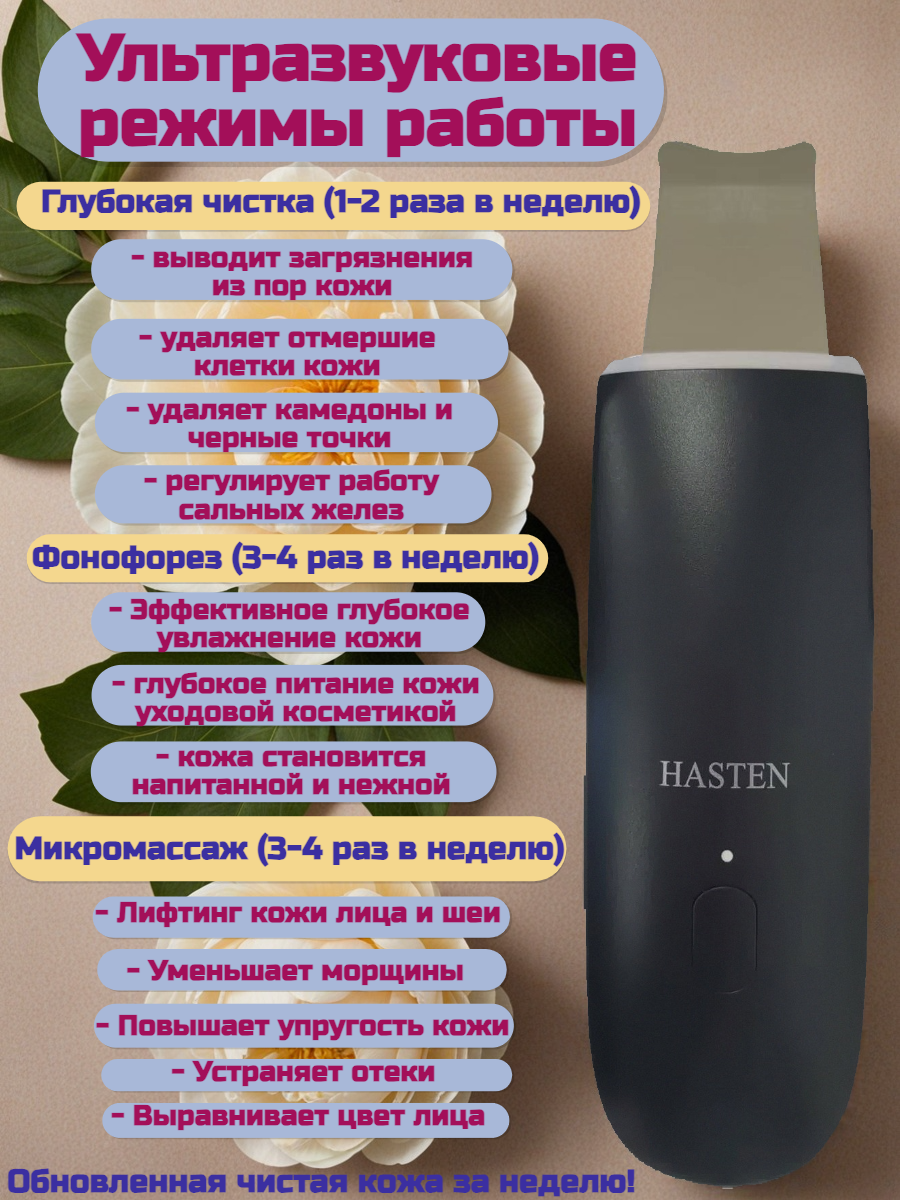 Прибор HASTEN ультразвуковая чистка - фото 5