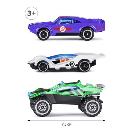 Игровой набор AUTODRIVE Машинки металлические 3шт 1:64