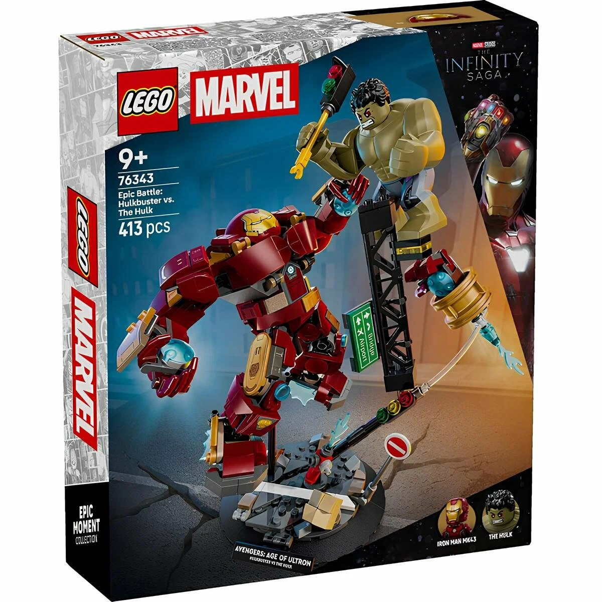 Конструктор LEGO Marvel Super Heroes Эпическая битва 413 дет. - фото 6