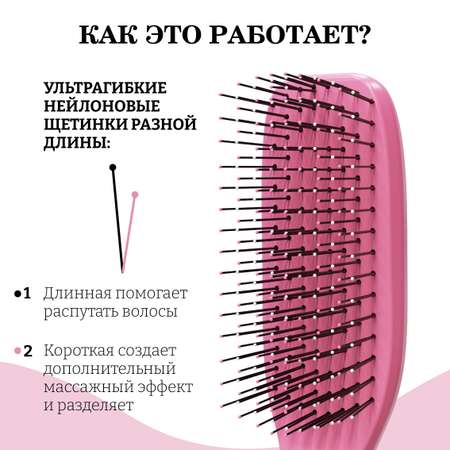 Массажная расческа I LOVE MY HAIR