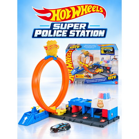 Трек Hot Wheels City Суперполицейский участок