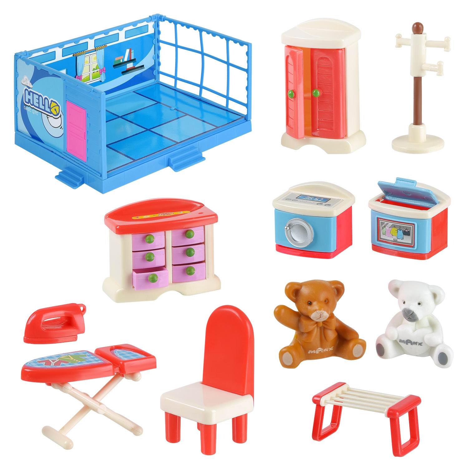 Домик для кукол Abtoys с мебелью PT-00908 - фото 9
