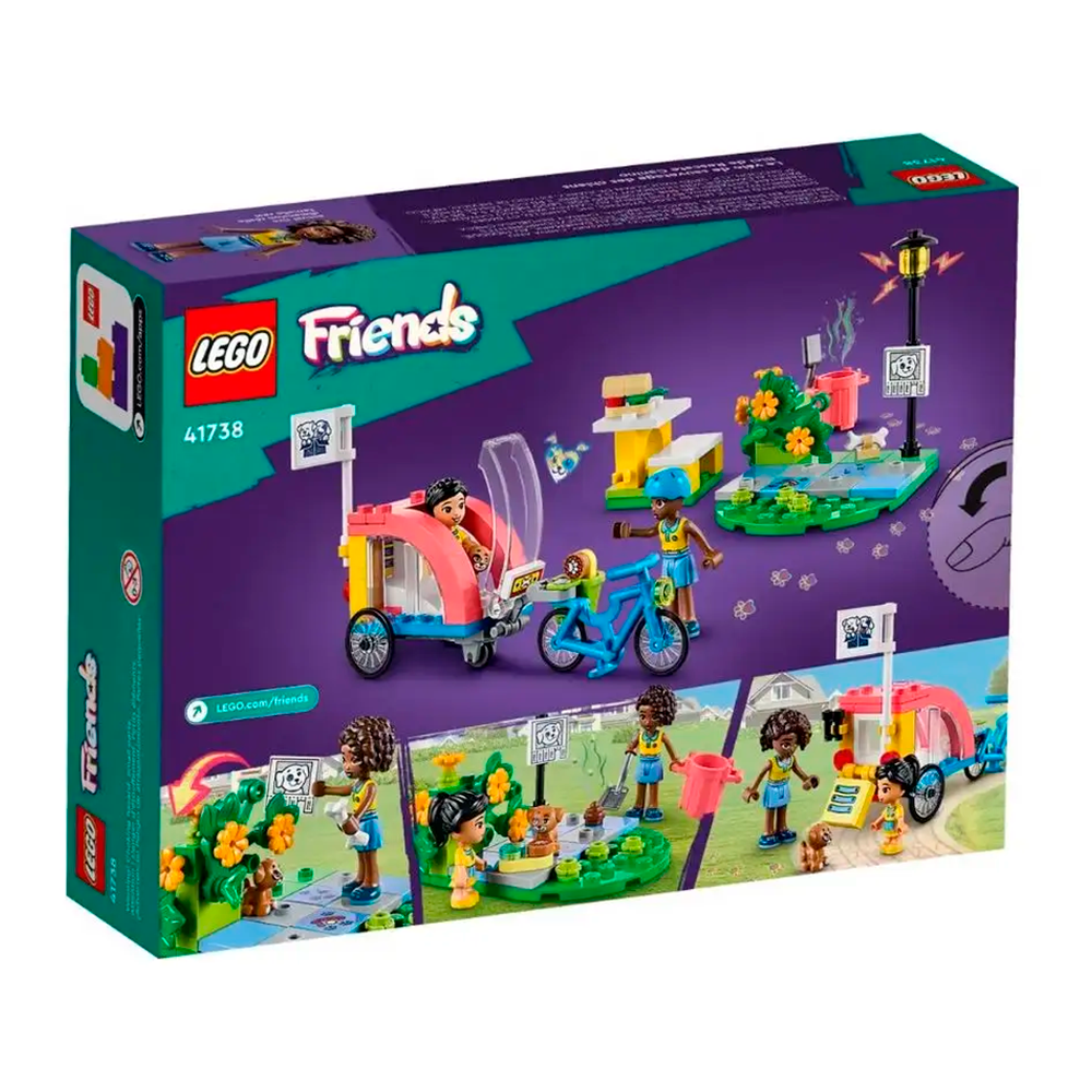 Конструктор LEGO Friends Спасательный велосипед собак 125 дет. - фото 2