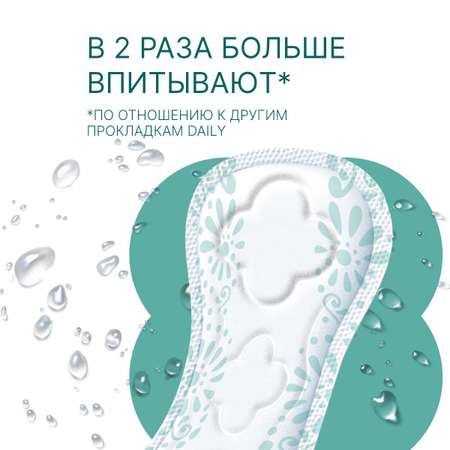 Ежедневные прокладки Ola! Silk Sense удлиненные аромат Ромашка 20 шт