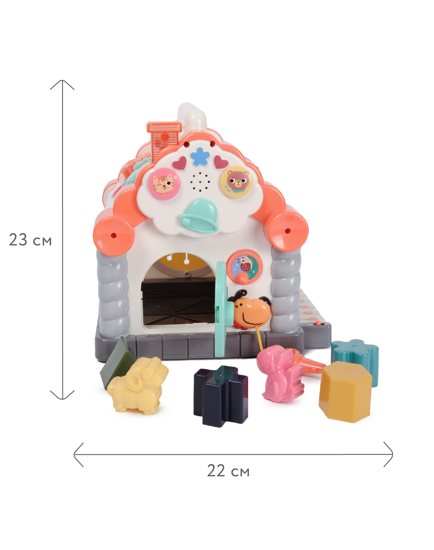 Игрушка BabyGo развивающий центр Домик - фото 8