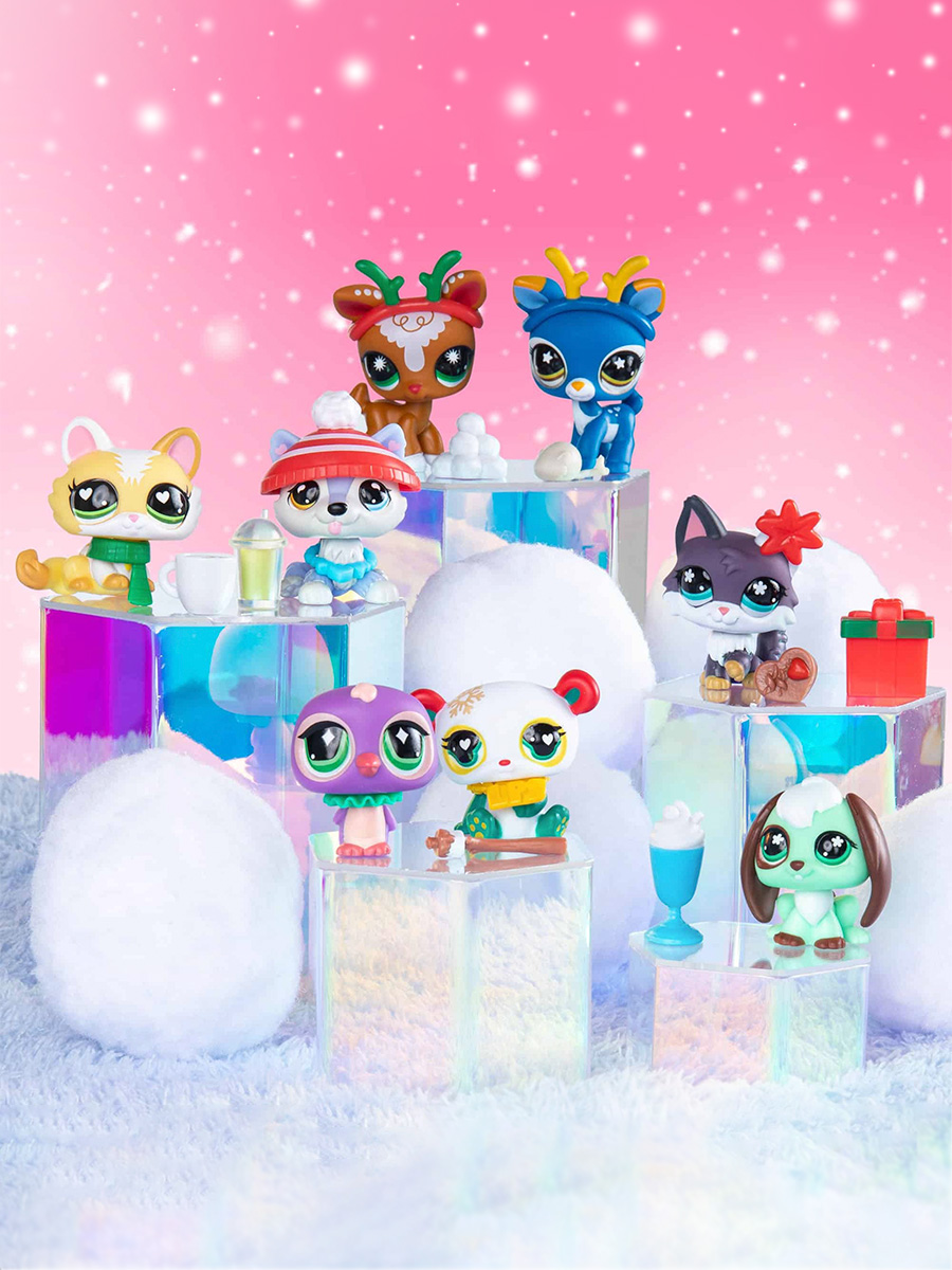 Изображение товара Игровой набор Littlest Pet Shop с 8 питомцами и аксессуарами 2025