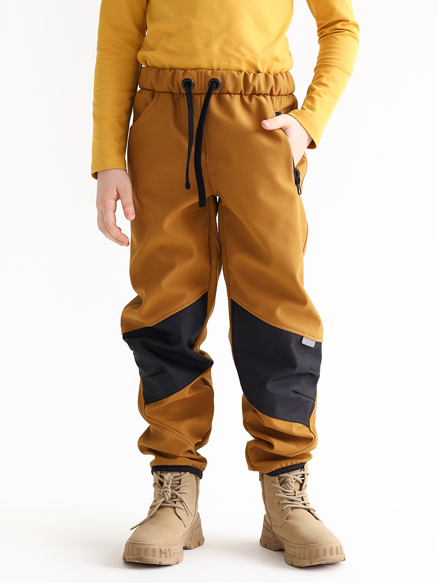 Брюки MINIDINO В-Б-006Брюки софтшелл карамель - фото 11