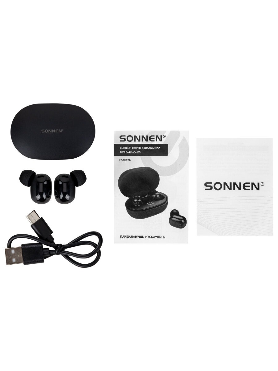 Наушники-вкладыши Sonnen с микрофоном и шумоподавлением - фото 16