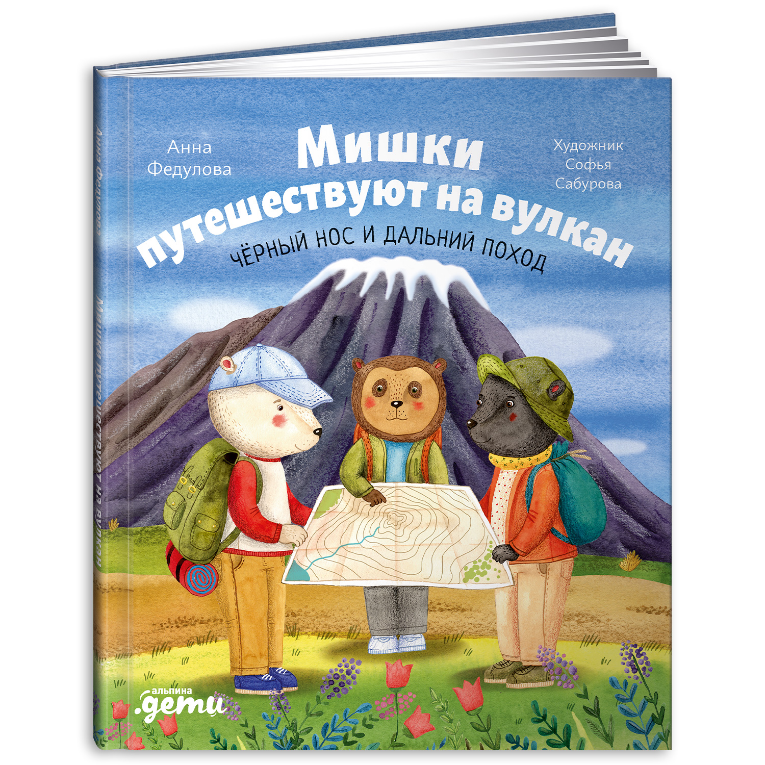 Книга Альпина. Дети Мишки путешествуют на вулкан: Чёрный Нос и дальний поход - фото 1