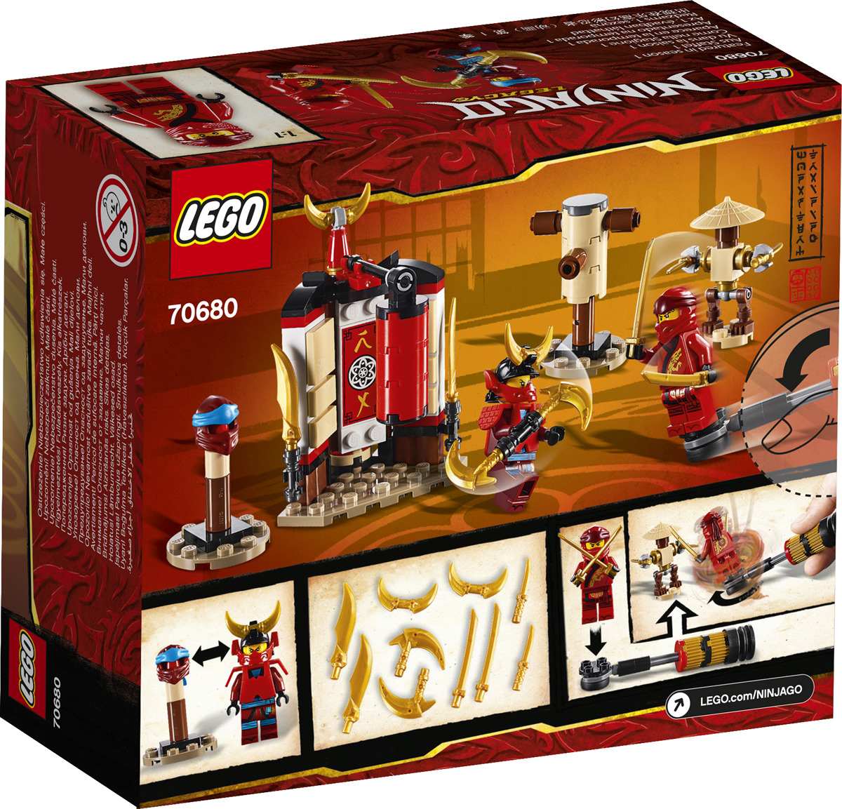 Конструктор LEGO NINJAGO Обучение в монастыре 122 дет. - фото 5