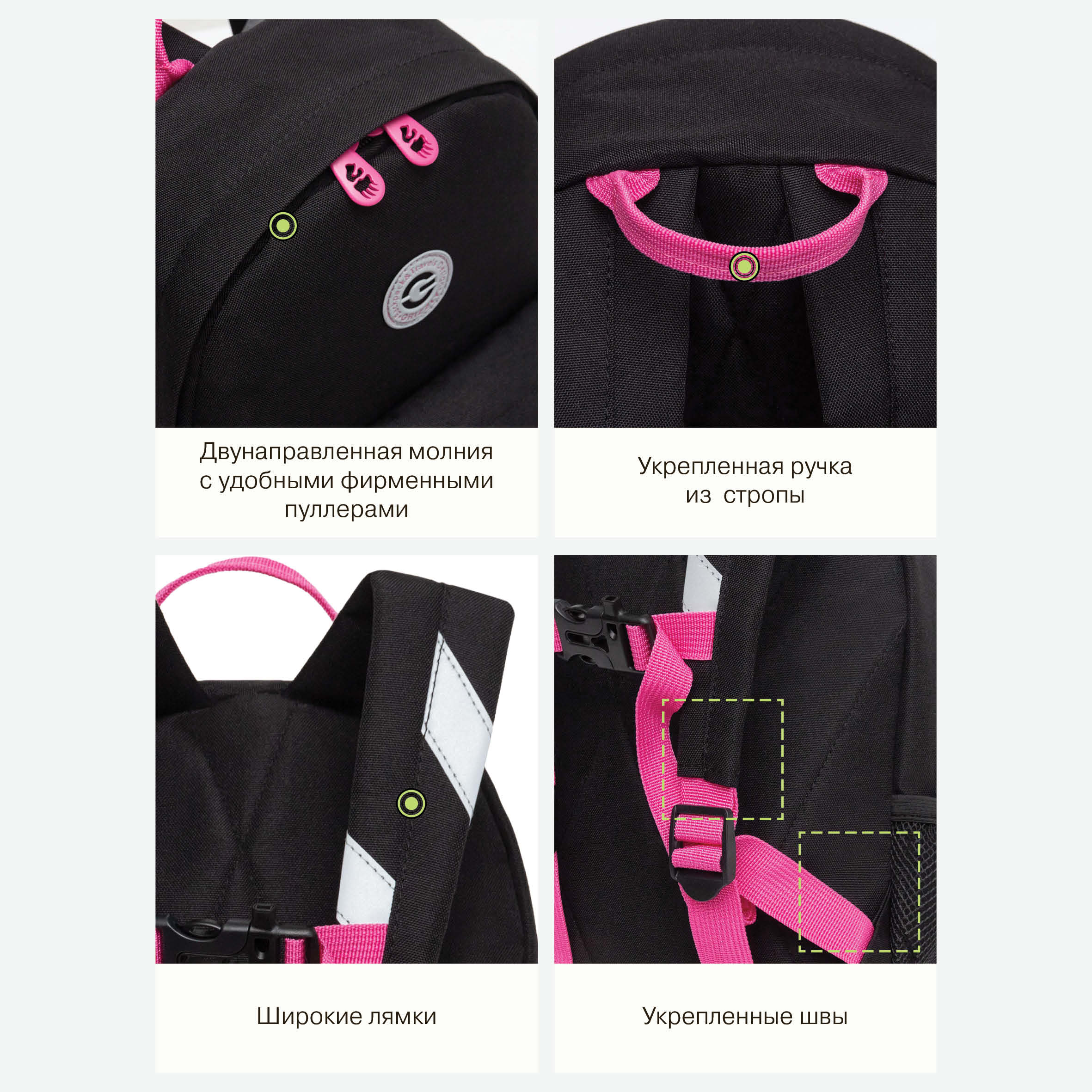 Рюкзак дошкольный Grizzly для девочки - фото 12