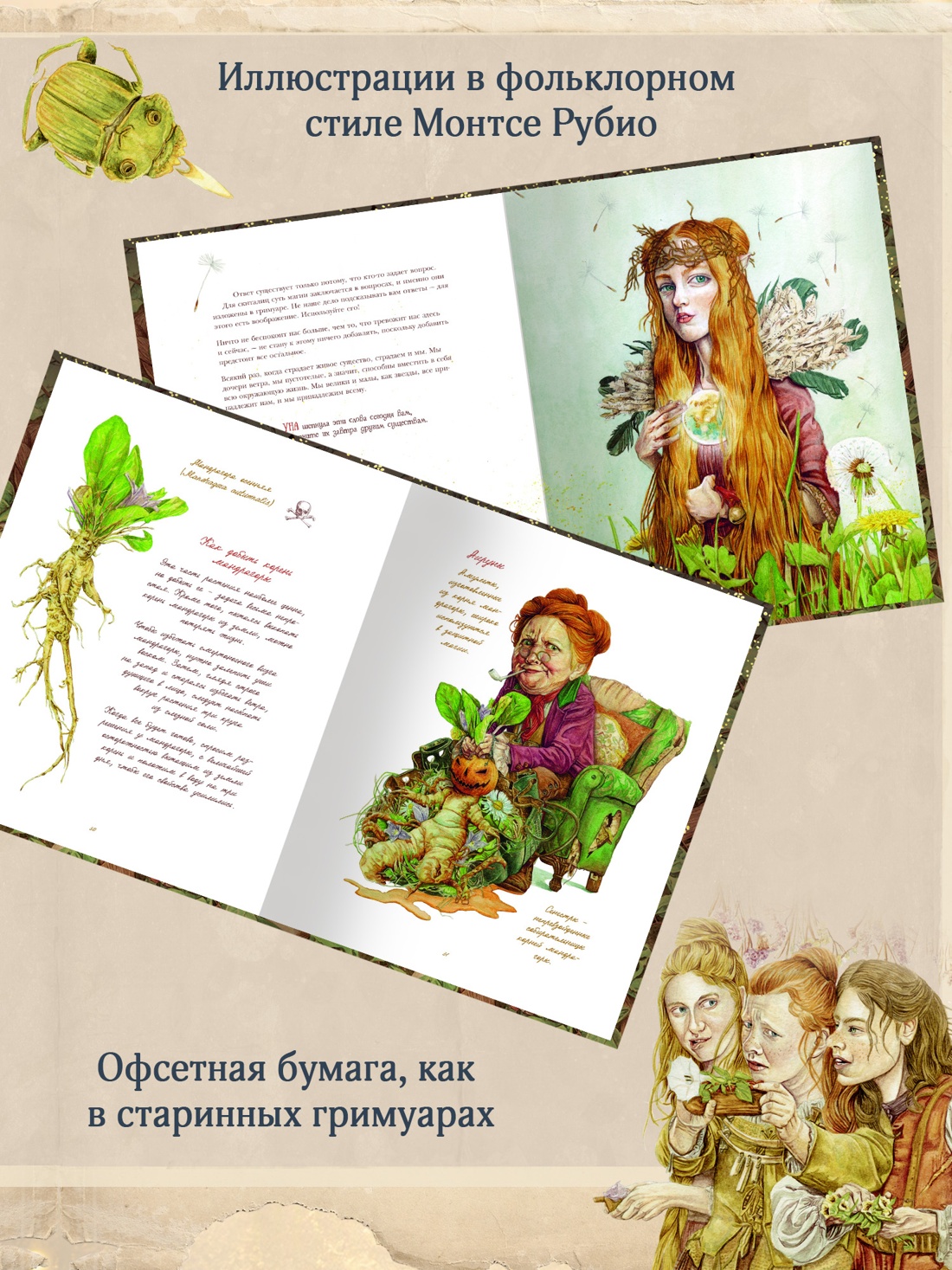 Книга Махаон ЭнцТиВ Монтсе Р Гримуар фей Волшебная книга растений и магических рецептов - фото 6