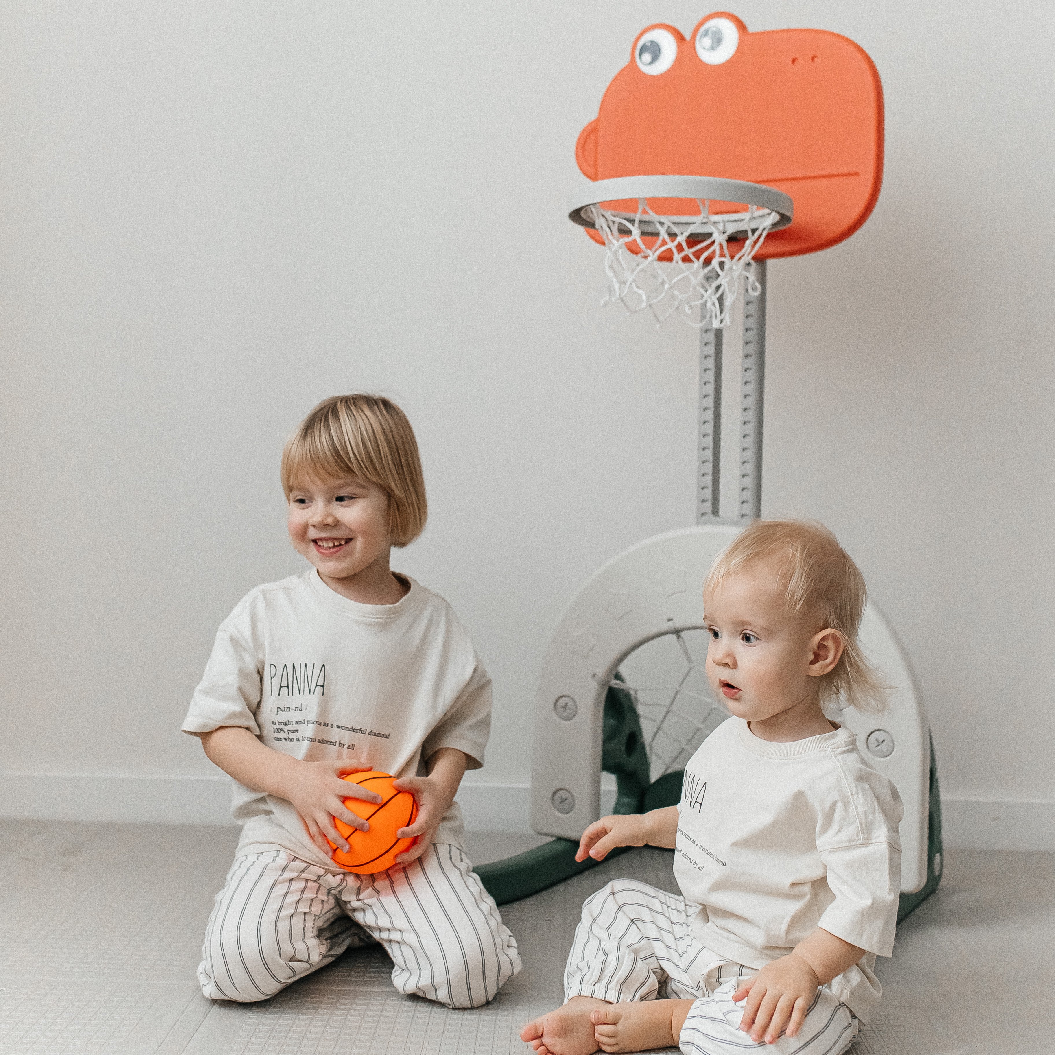 Баскетбольная стойка + ворота UNIX Kids Dino 2в1 для дома и улицы - фото 26