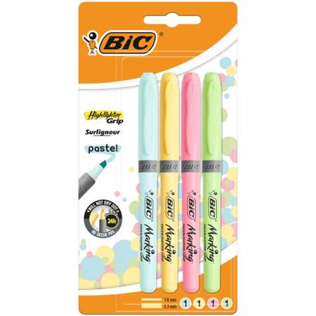 Текстовыделители BIC 4 цв.
