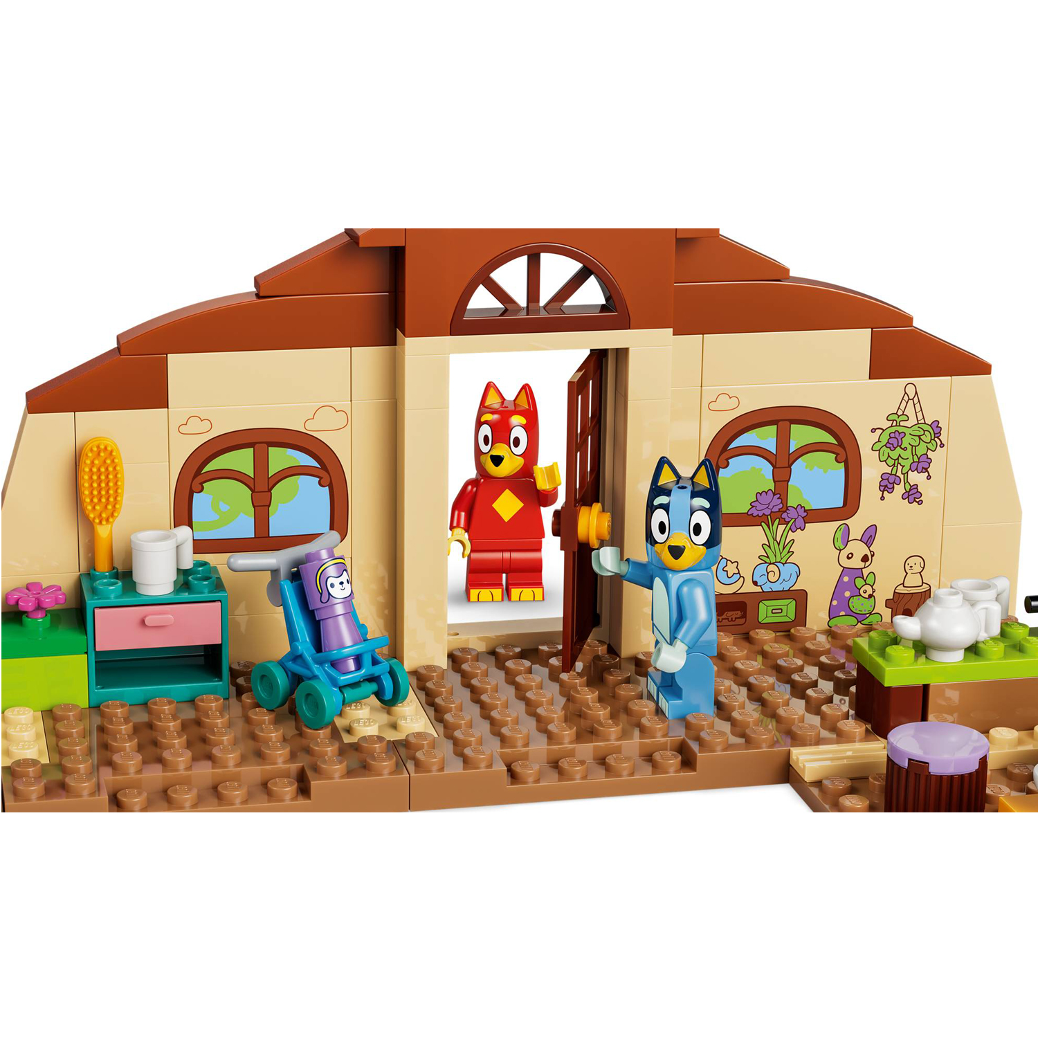 Конструктор LEGO Bluey Школа с Расти и Блуи 106 дет. - фото 6