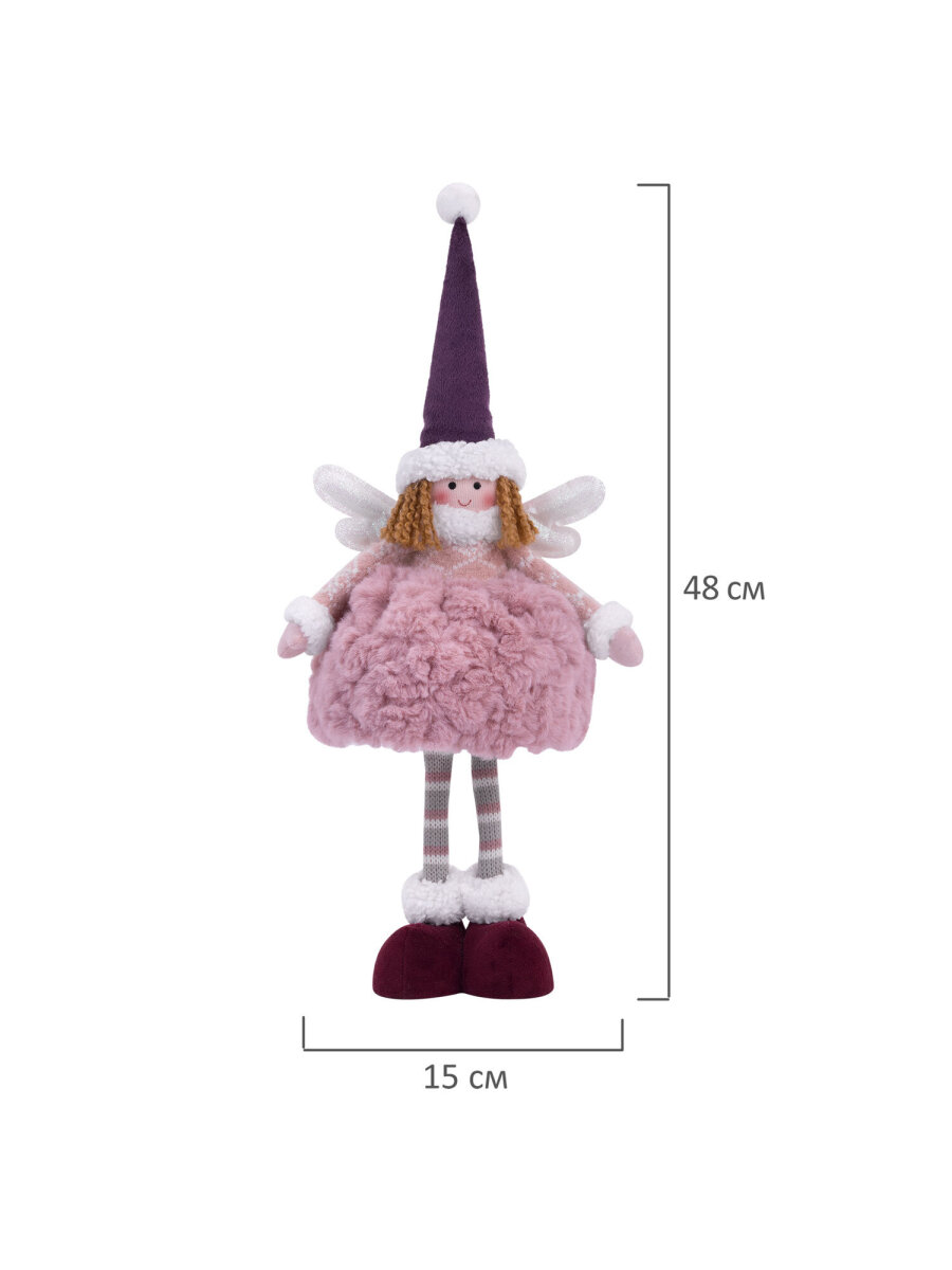 Украшение новогоднее Золотая сказка кукла Фея под елку - фото 14