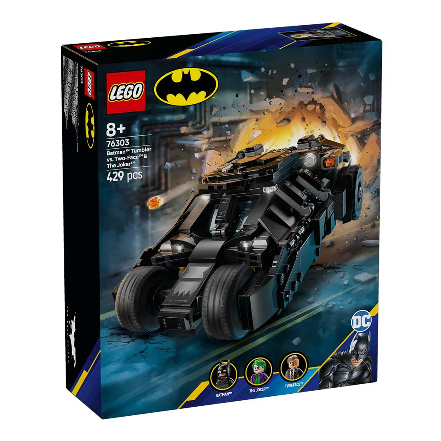 Конструктор LEGO DC Super Heroes Тумблер Бэтмена против Джокера 429 дет. - фото 3