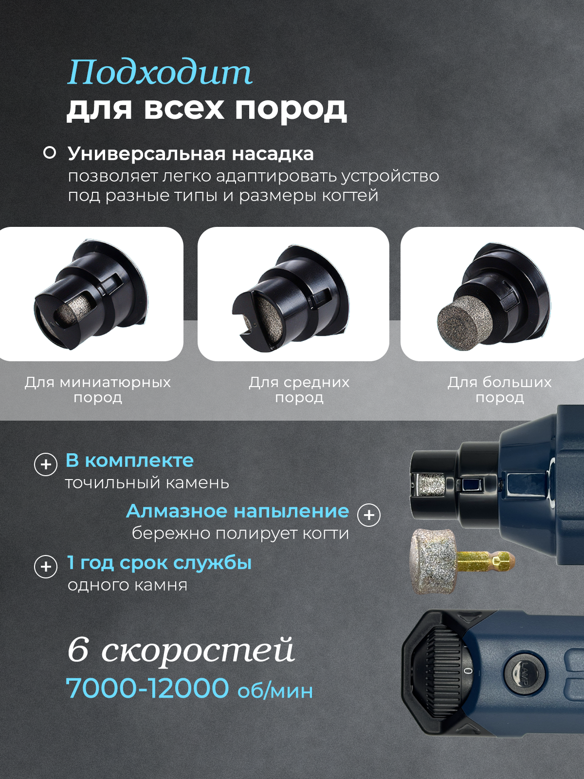 Гриндер когтерезка SuperPets для кошек и собак - фото 4