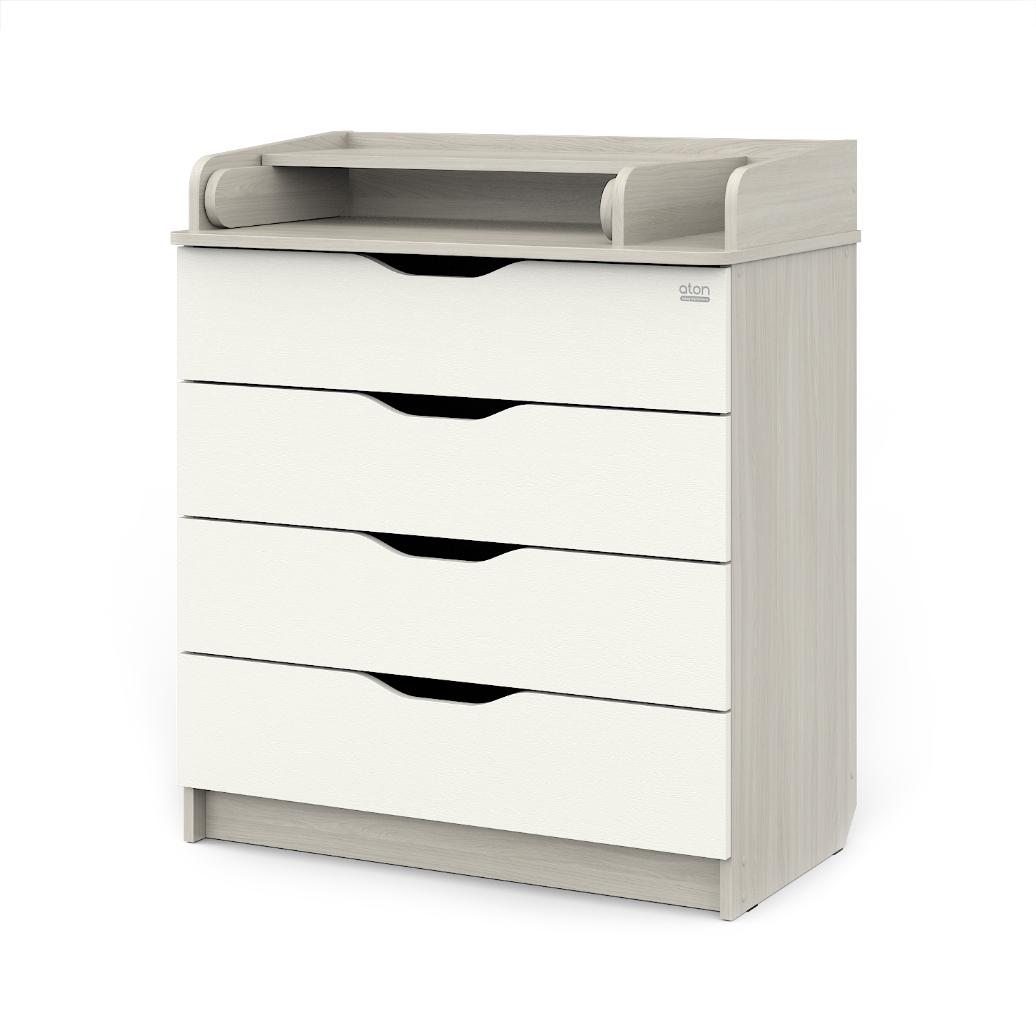 Комод пеленальный aton baby furniture Loft (шимо светлый, белый) - фото 2