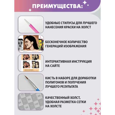 Картина по номерам Mozateka в ассортименте