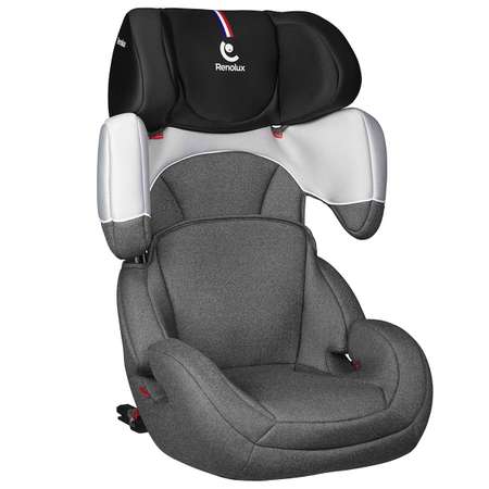 Автокресло Renolux Stepfix smart black Isofix 2/3 (15-36 кг)
