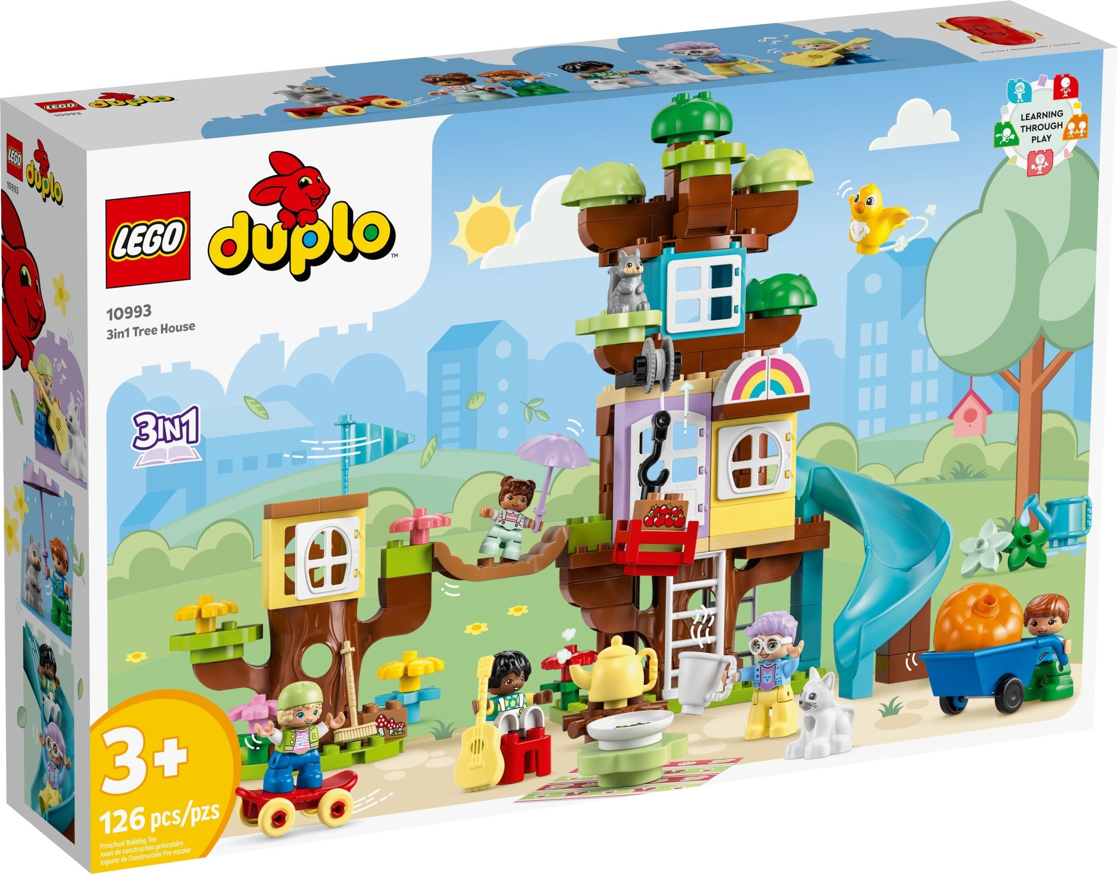 Изображение товара Конструктор LEGO DUPLO Дом на дереве 3в1 10993 для малышей с персонажами и аксессуарами Изображение товара Конструктор LEGO DUPLO Дом на дереве 3в1 10993 для малышей с персонажами и аксессуарами